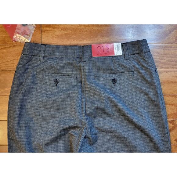 NWT 212 Collection Black Straight Leg Natural Fit Dress Pants Size 6 Avg - Picture 4 of 10